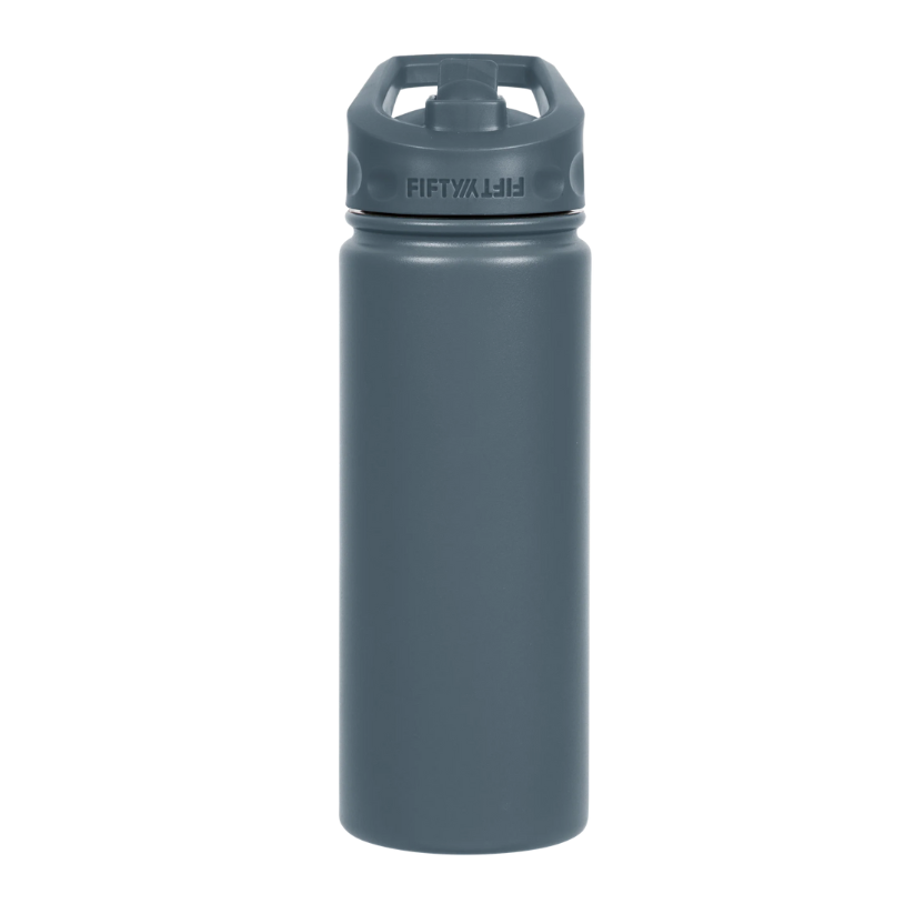 Botella 530ml slate - Straw Color Lid