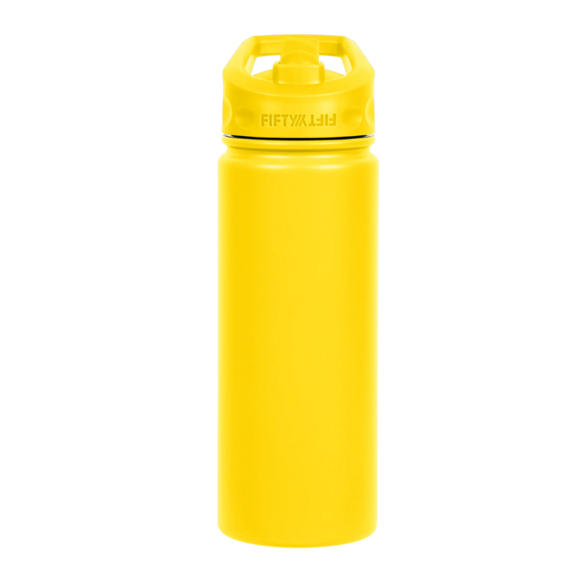 Botella 530ml Amarilla - Straw Color Lid