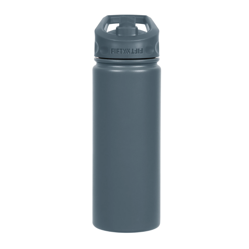 Botella 530ml slate - Straw  Color Lid