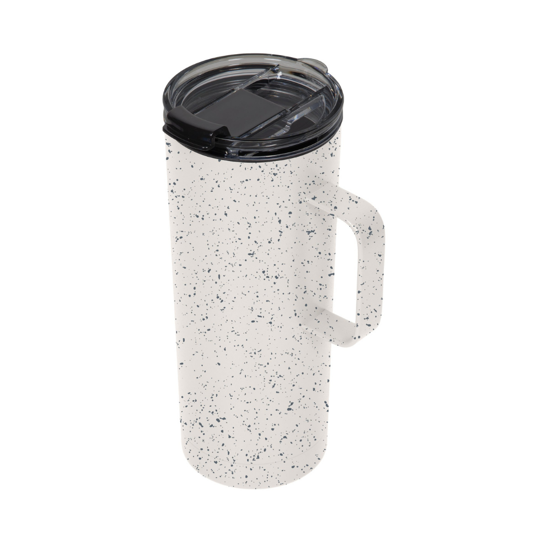 Taza Alta Blanca/speck